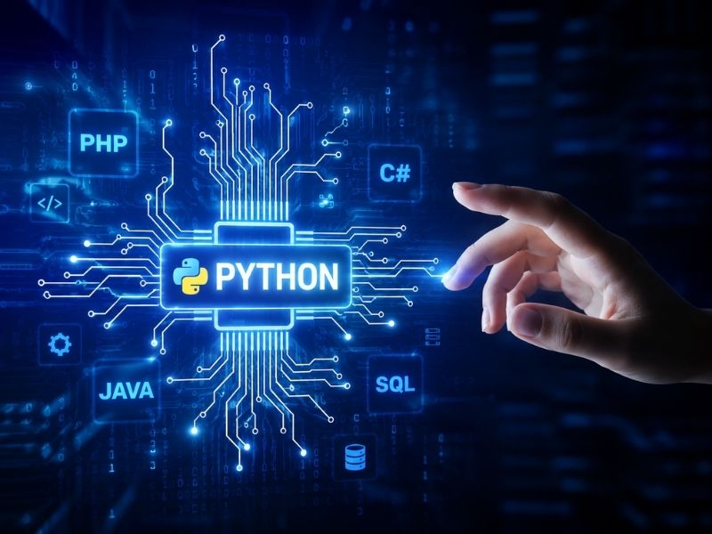 Python programming training at InnoNexus Mohali featuring software development, coding fundamentals, automation, database integration, and modern programming technologies