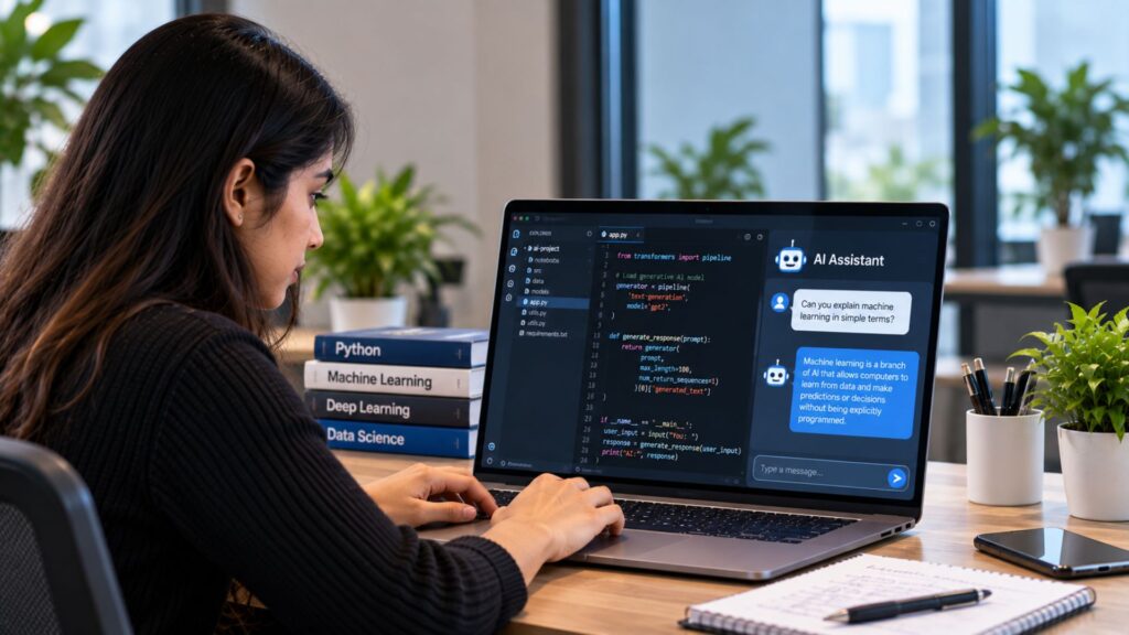 Typical tasks in an AI internship