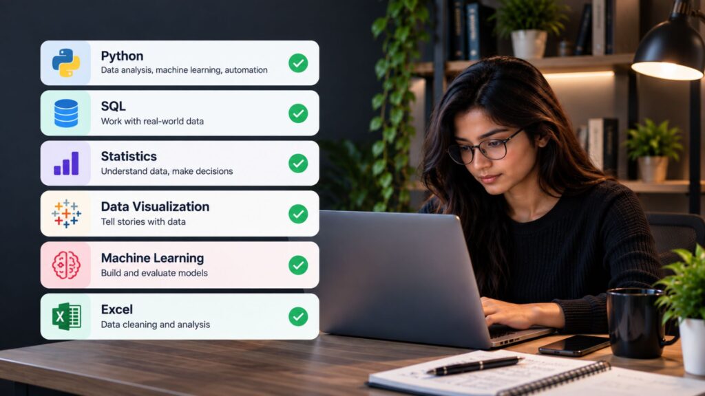 Skills recruiters expect for data science internships